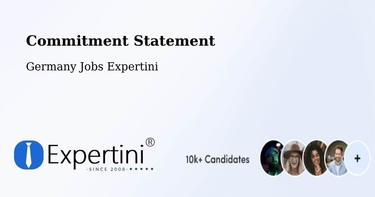 Corporate Commitment – Maisach - Germany Jobs Expertini